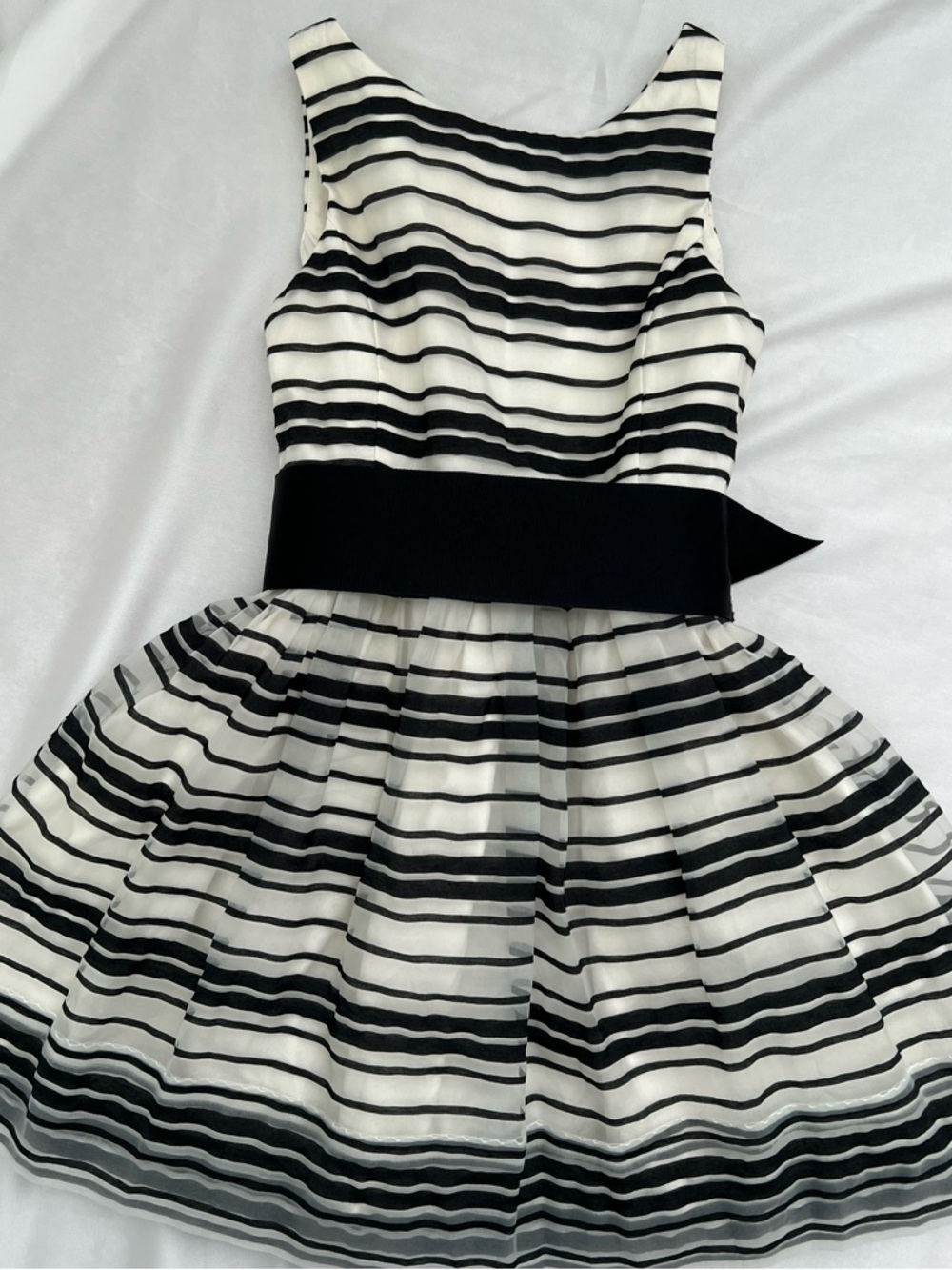Polo by Ralph Lauren White and Black Striped Dress